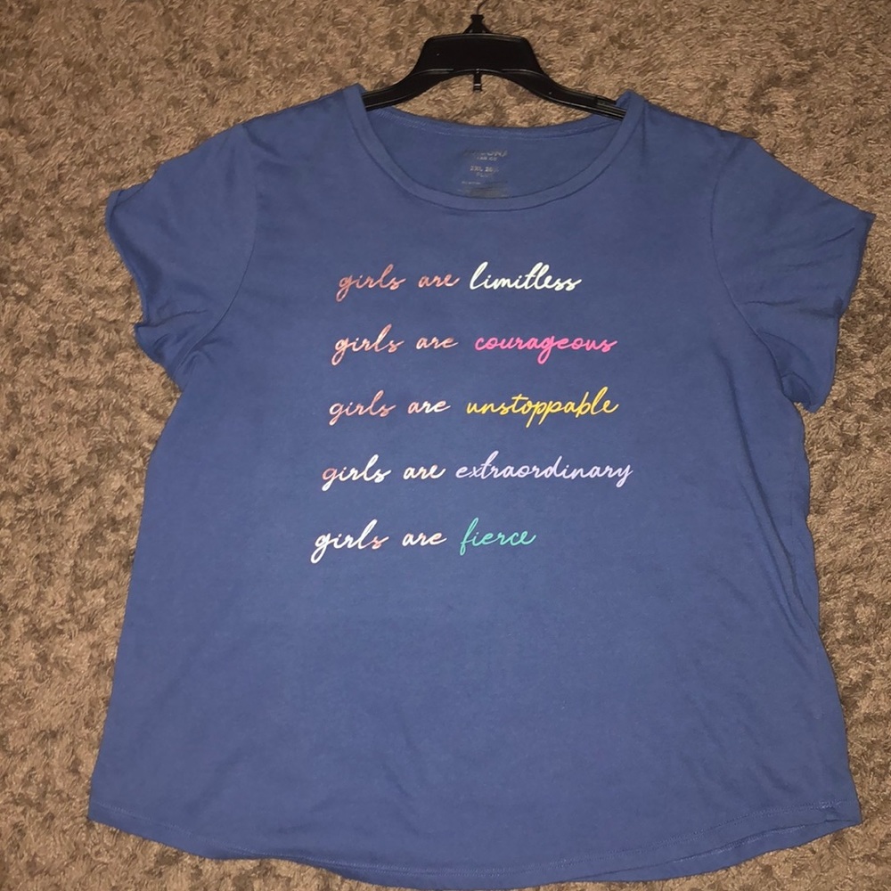 Inspiring quote tee